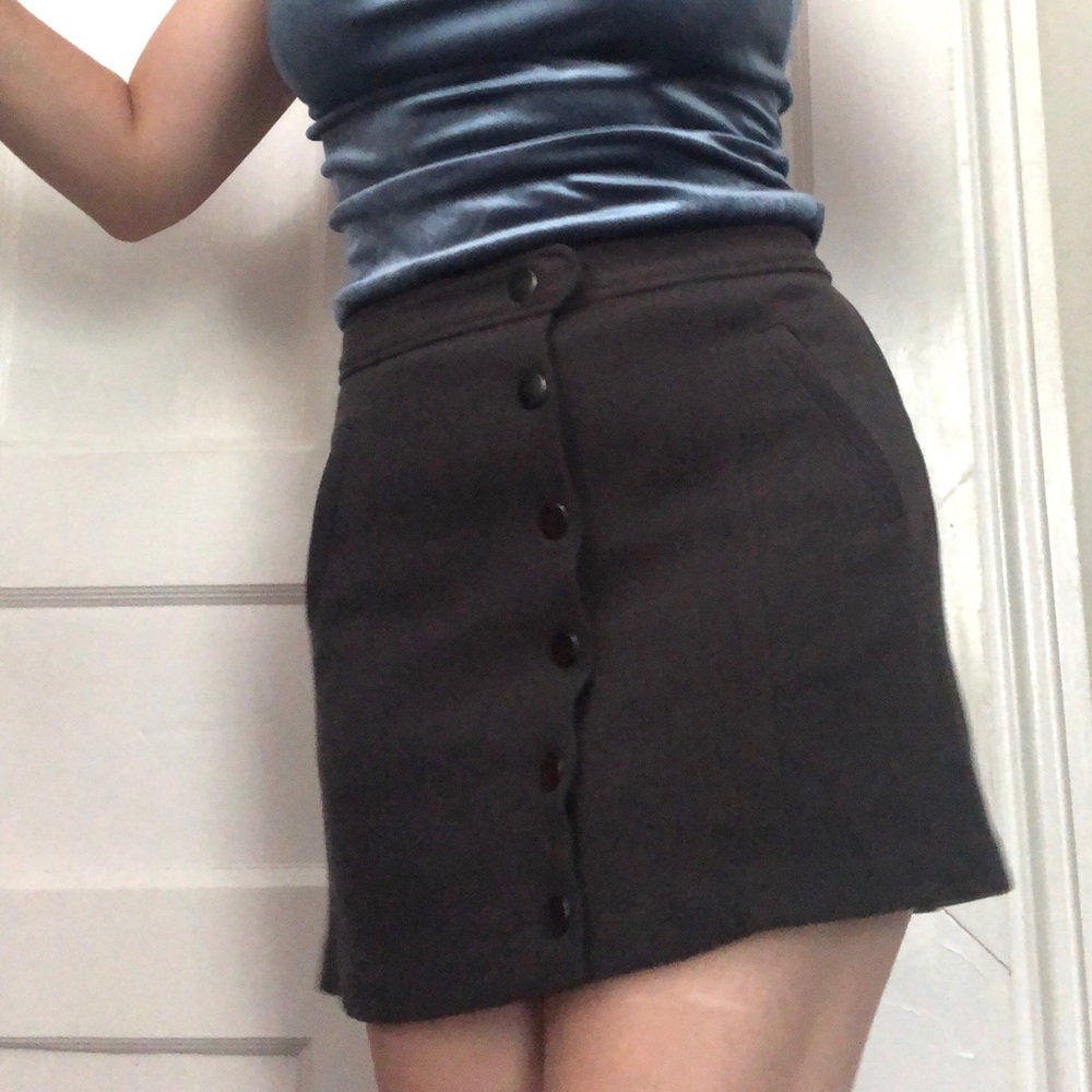 ADORABLE Buttonup miniskirt